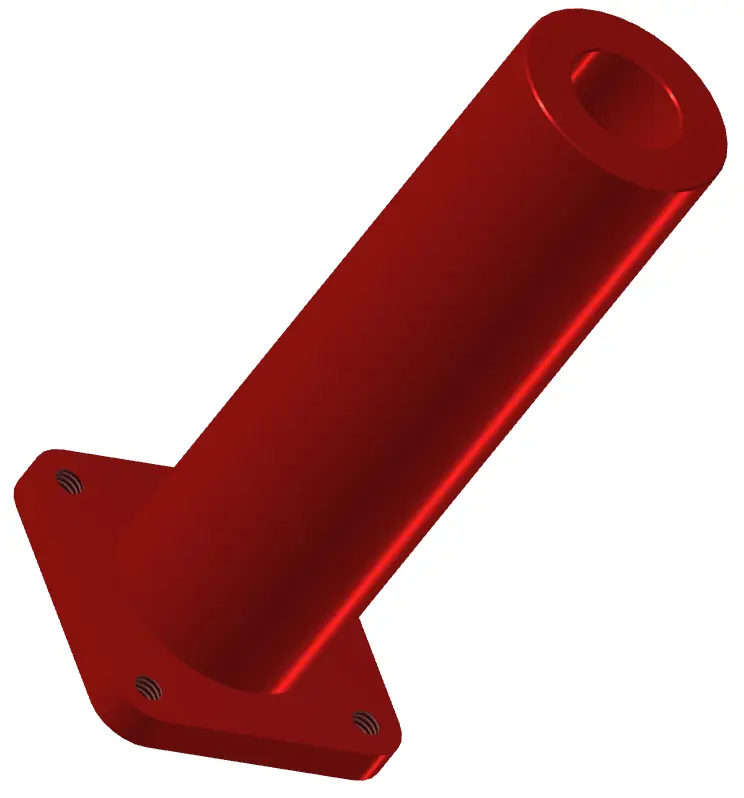 [Cylinder Adapter W/ Plate 32-5.5-30-100] ADP-32-5.5-30-100