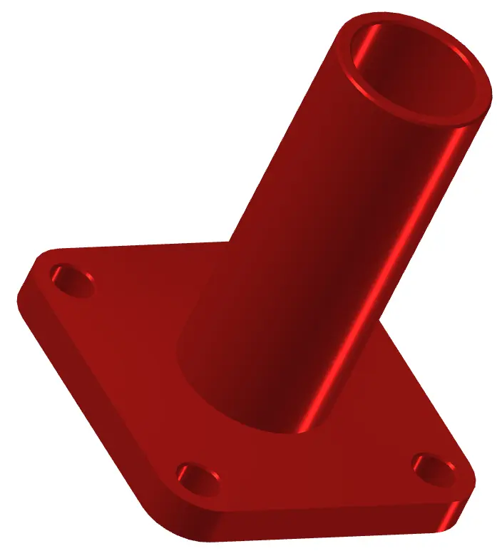 [Cylinder Adapter W/ Plate 32-5.5-20-50] ADP-32-5.5-20-50