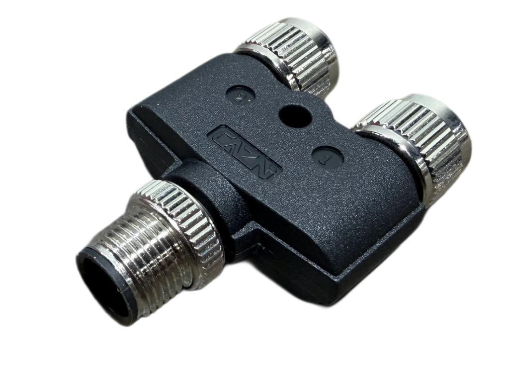 [Secondary Y-Type Splitter M12 5-Pin 2x 5-Sockets] SAY-M12-5P-2-M12-5P