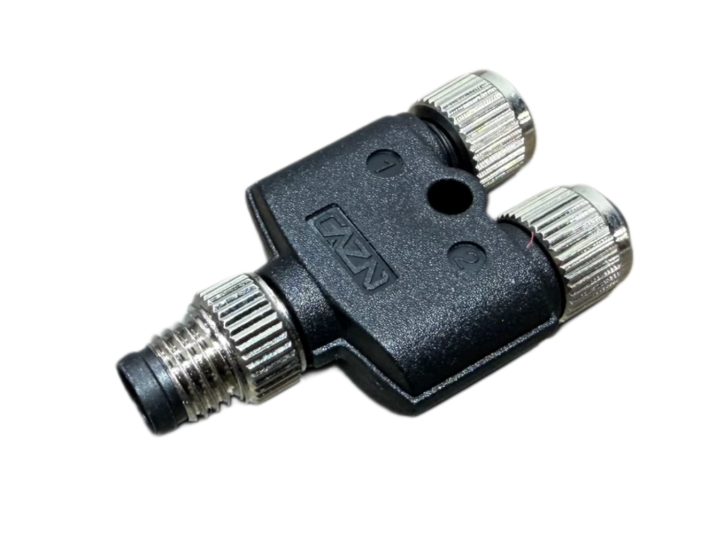 [Y-Type Splitter M8 3-Pin 2x 3-Sockets] SY-M8-3P-2-M8-3P