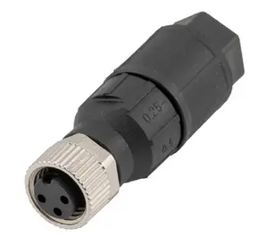 [3-Pin M8 120Ohm Terminal, Female] 3-Pin M8 120Ohm Terminal, Female