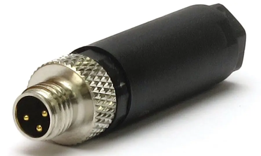 3-Pin M8 Field Wireable, Male