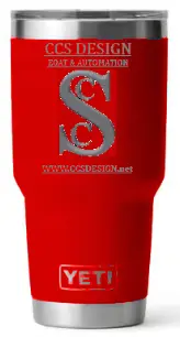 [30oz Red Tumbler] CCS Design Yeti Tumbler 30oz (Red)