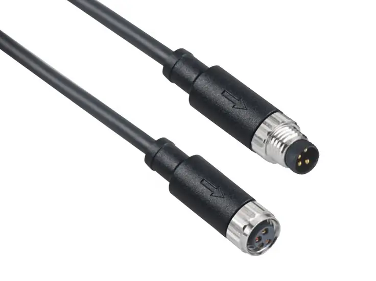 [Interface Cable M8 4-Pin 4-Socket 1M] KAB-M8-4P (1M)