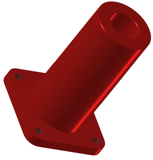 [Cylinder Adapter W/ Plate 32-5.5-30-50] ADP-32-5.5-30-50