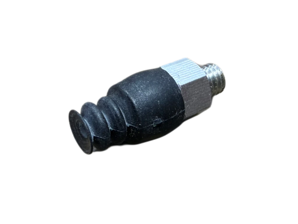 [Black Nitrile Rubber 5mm Double Bellow Suction Cup M5 Thread] SC2-5-NBR-M5